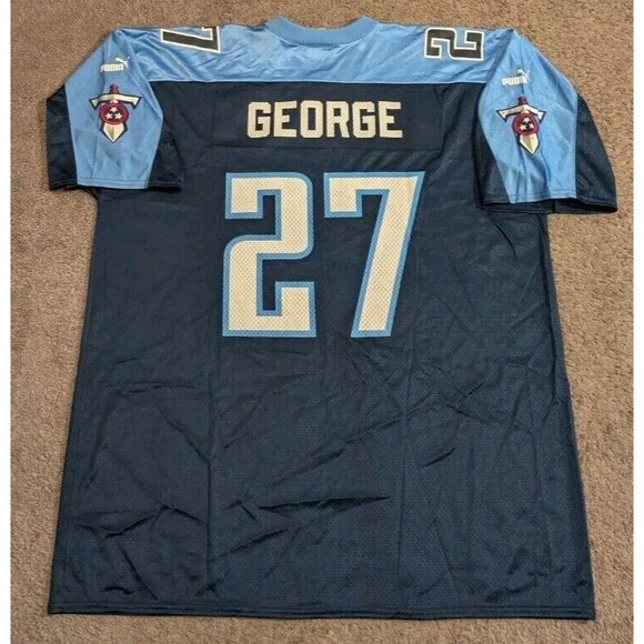 Vintage Puma NFL Tennessee Titans Eddie George Jersey Men's Big & Tall 2XB - Picture 1 of 5